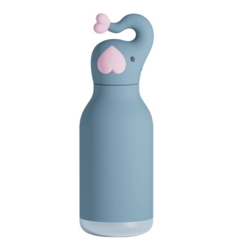 BESTIE-​HOLIDAY-FLASCHE - Elephant | mit Silikon Trinkhalm und Reinigungsbürste